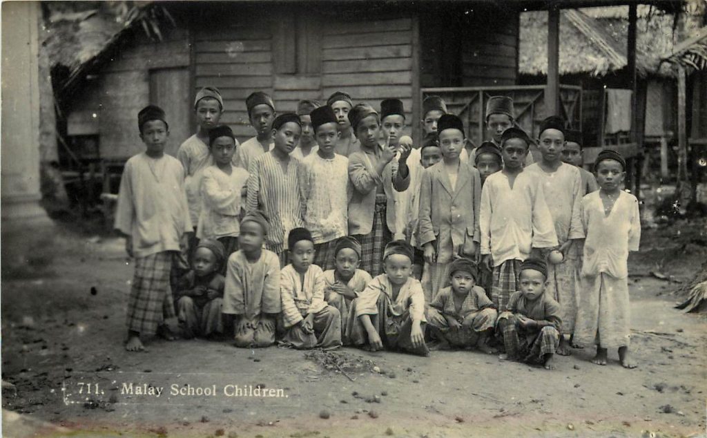 1920s-1930s Malay school children